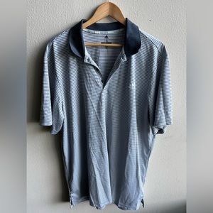 Adidas gray golf polo